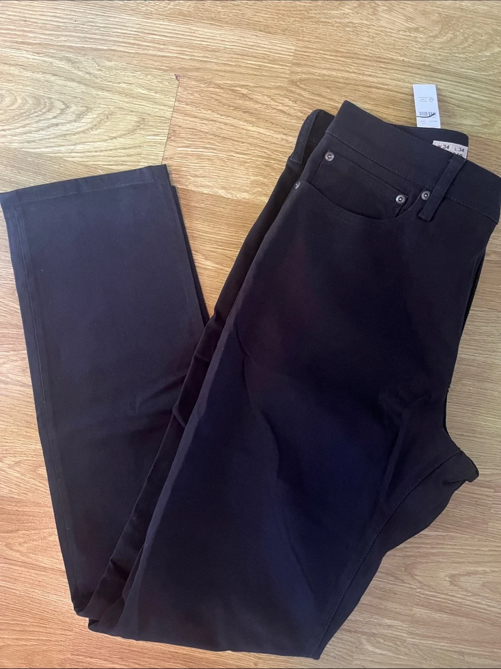 NWT J Crew 1040 Athletic Tapered-fit Bergen five-pocket pant 34X34